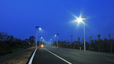 綠色可持續飛利浦LED太陽能路燈項目南陽竣工